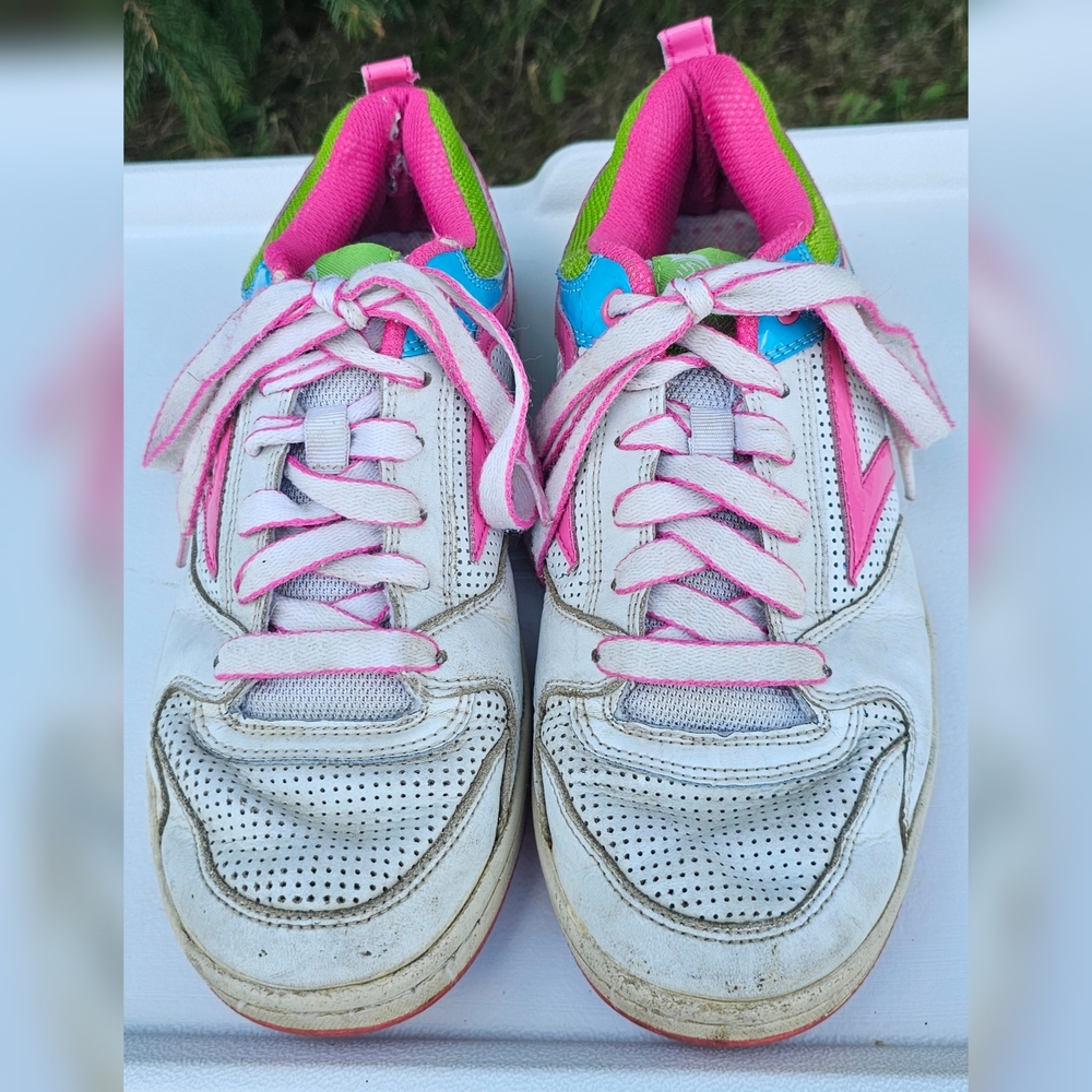 Vintage Airspeed Raven Sneakers Breathable Mesh Bright Pink Blue Green White